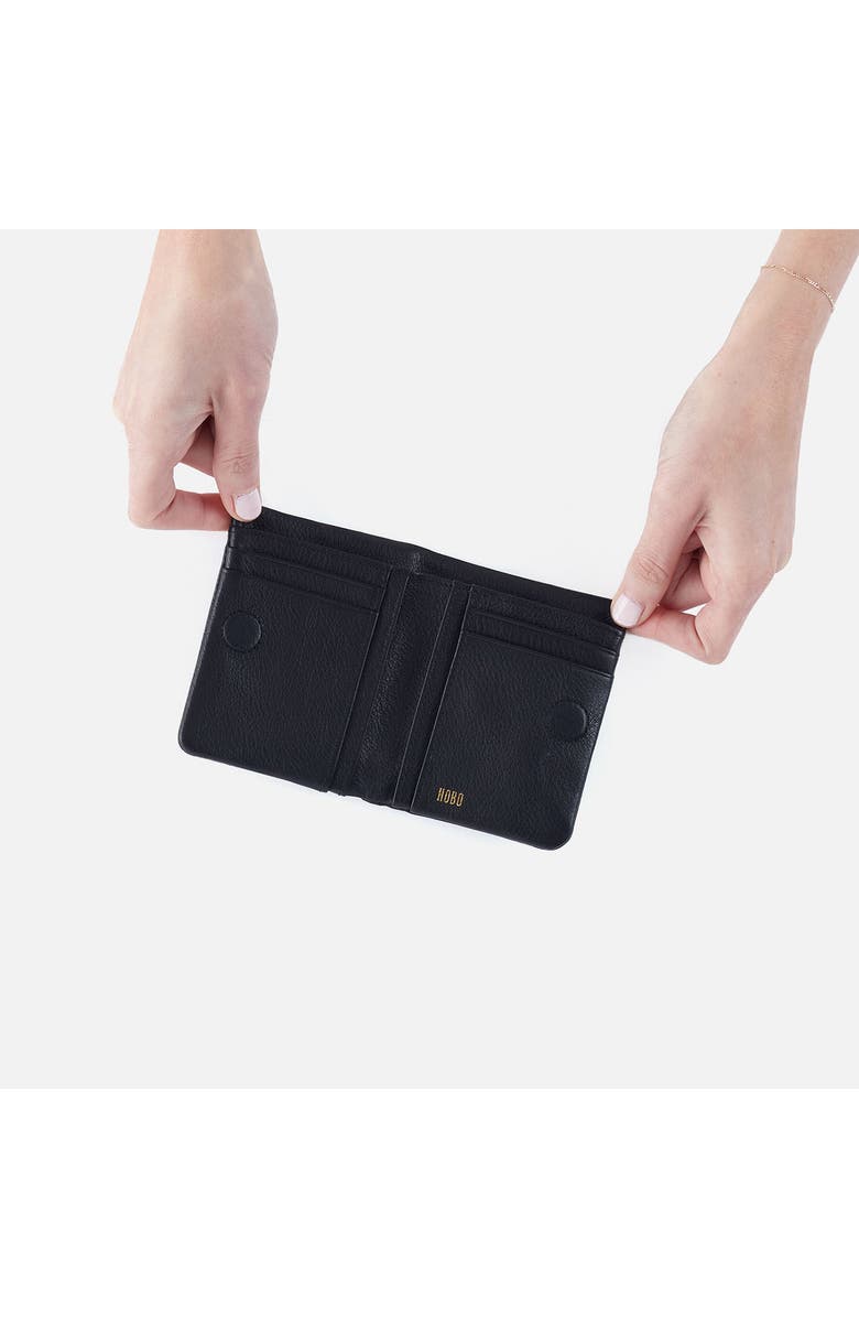 HOBO Lumen Mini Wallet, Alternate, color, Black