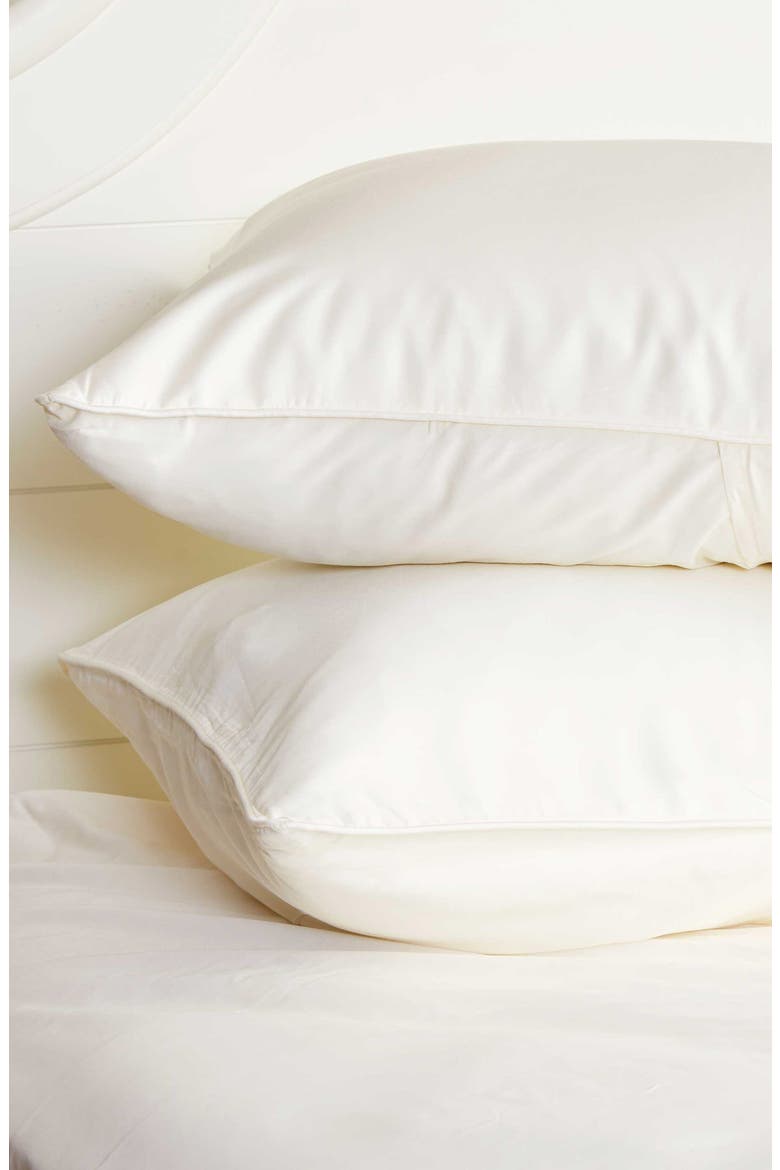 Quilted Euro Sham, Alternate, color, IVORY