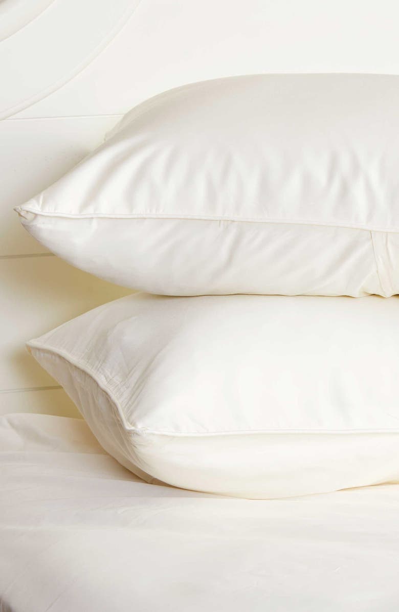 BedVoyage Quilted Euro Sham, Alternate, color, Ivory