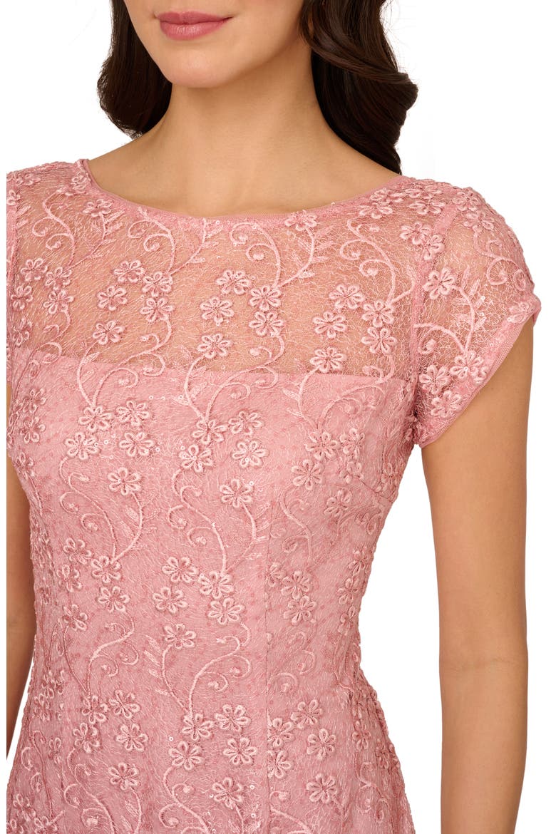 Lace Sheath Dress, Alternate, color, BLUSH