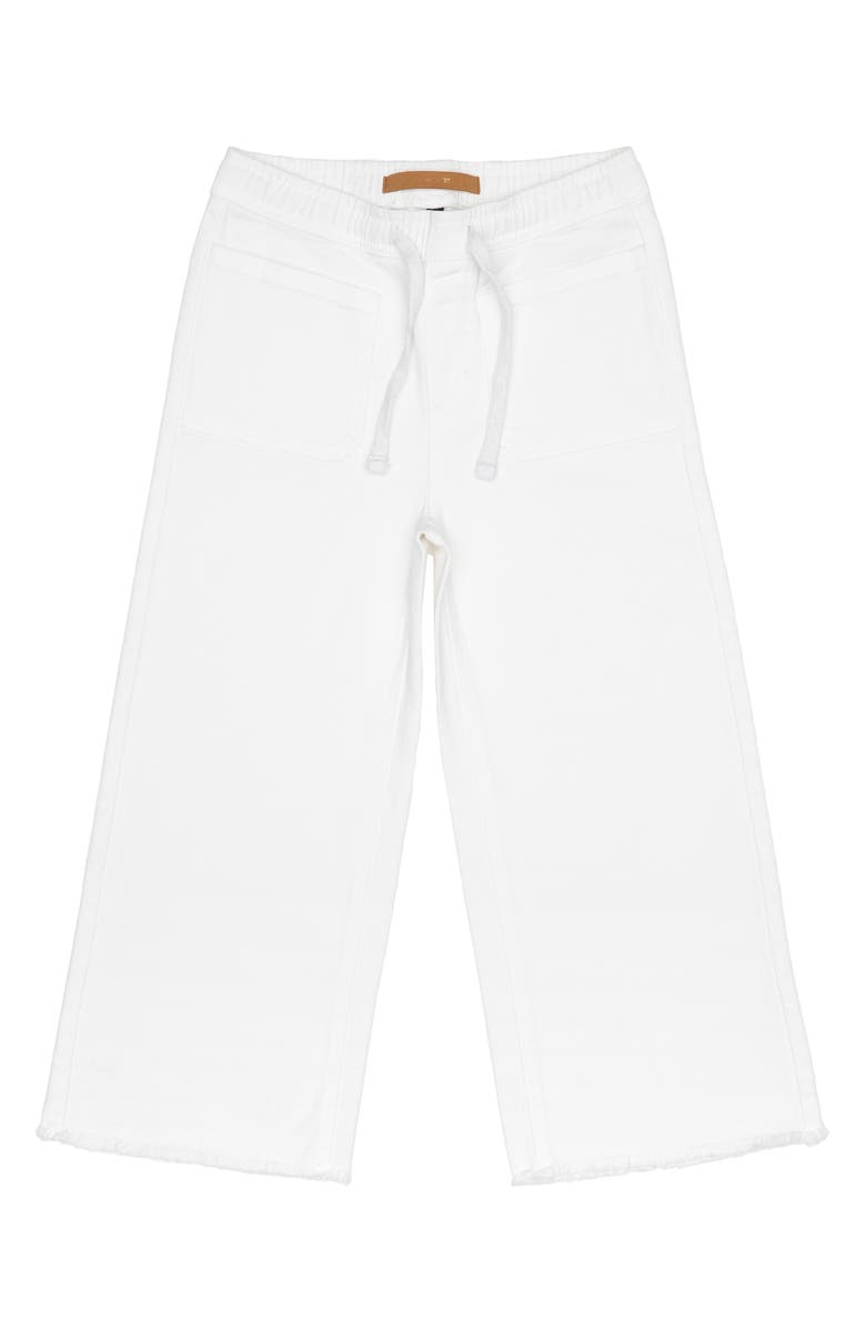 Joe's Jeans Kids' Mia Wide Leg Crop Jeans, Main, color, White