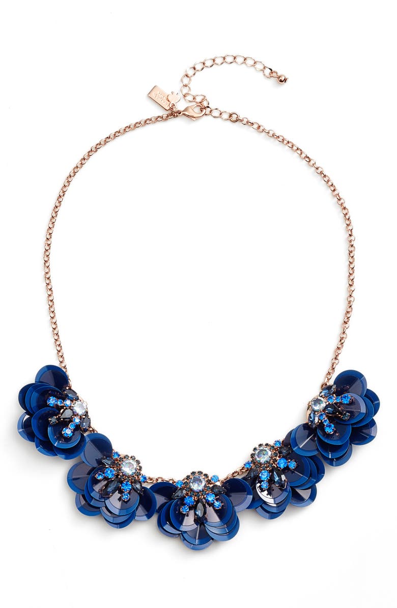 Kate Spade New York snowy nights sequin necklace, Main, color,