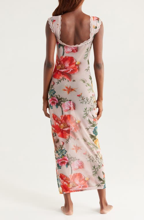 Shop Kilo Brava Floral Mesh Maxi Slip