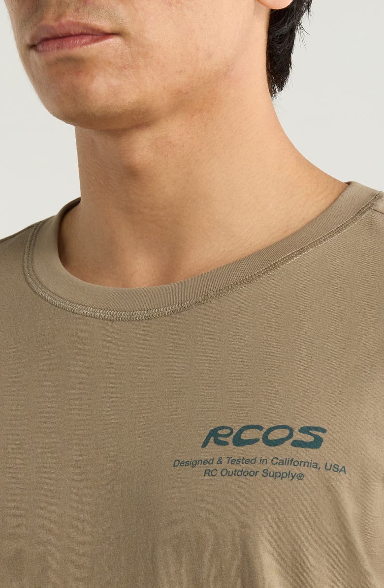 RC Outdoor Supply Map Graphic T-Shirt, Alternate, color, Driftwood