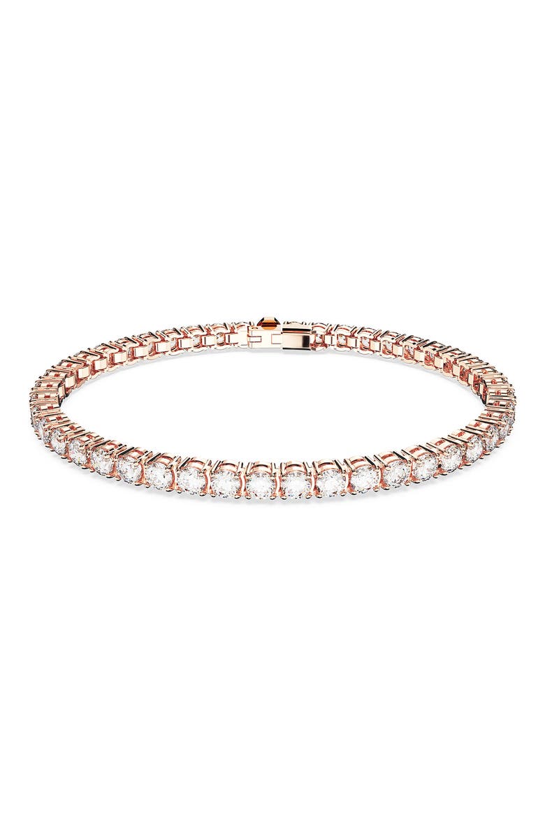 Re Matrix Tennis Bracelet, Alternate, color, ROSE GOLD