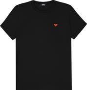 Dalix Womens Pixel Heart Jersey Relaxed Tee