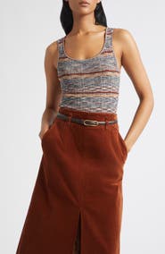 Veronica Beard Sandra Space Dyed Rib Tank