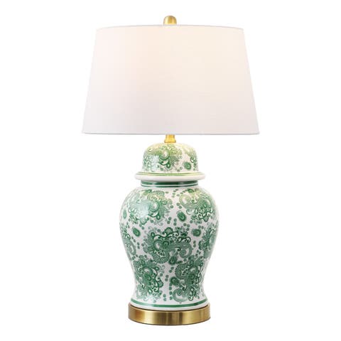 Ellis Chinoiserie Ceramic LED Table Lamp