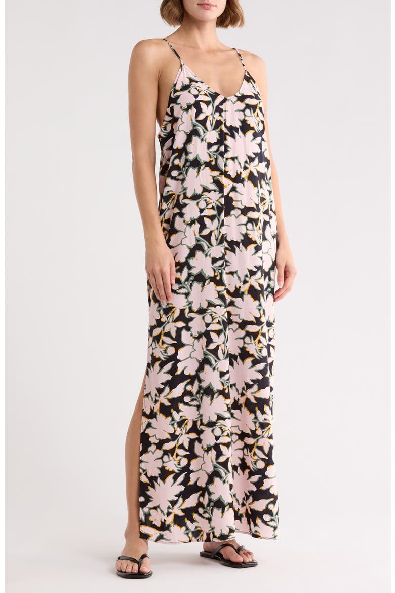 Debbie Cover-Up Dress, Main, color, BLACK