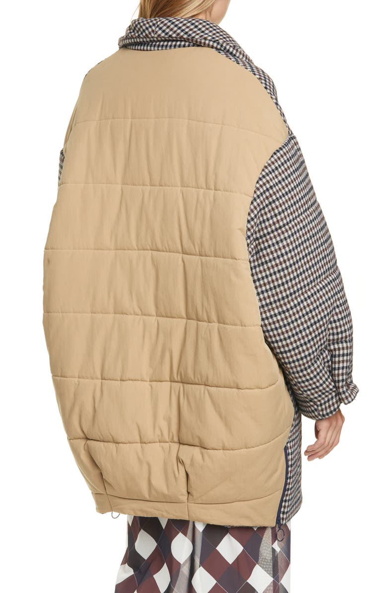 Baum und Pferdgarten Diri Houndstooth Check Puffer Coat, Alternate, color, 