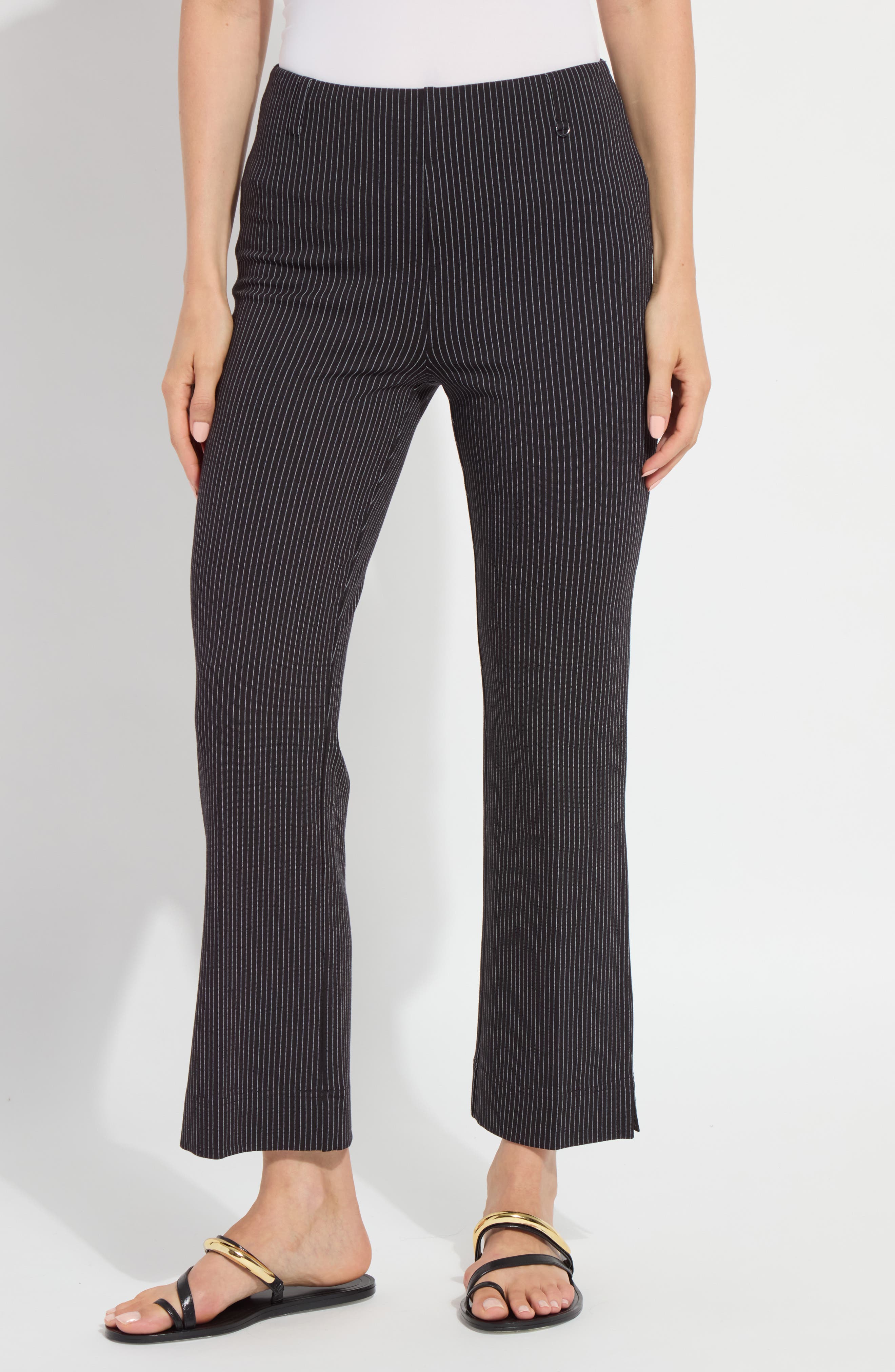 Pinstripe Baby Boot Ankle Pants - image 1
