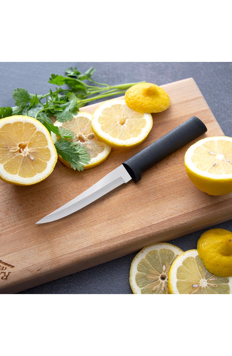 Rada 2 Piece Paring Knife Set with Sharpener and Gift Box, Alternate, color, Black