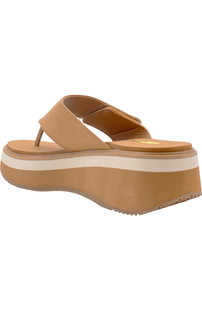 Volatile Shitake Platform Wedge Sandal, Alternate, color, Tan