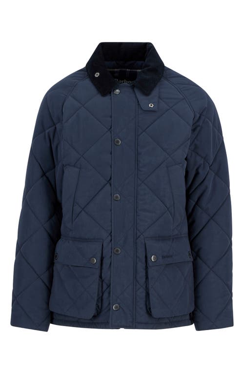 Barbour Bedale Quilted Jacket In Blue