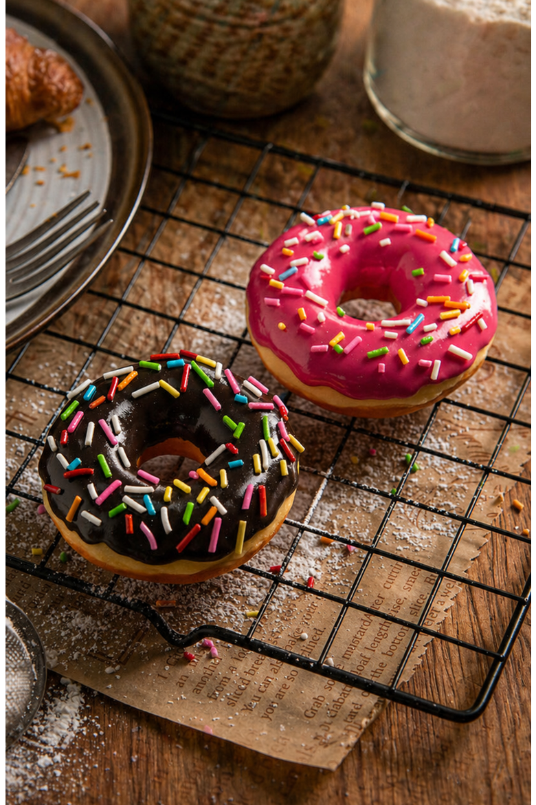 Doughnut Candle Set in Teacup, Alternate, color, None