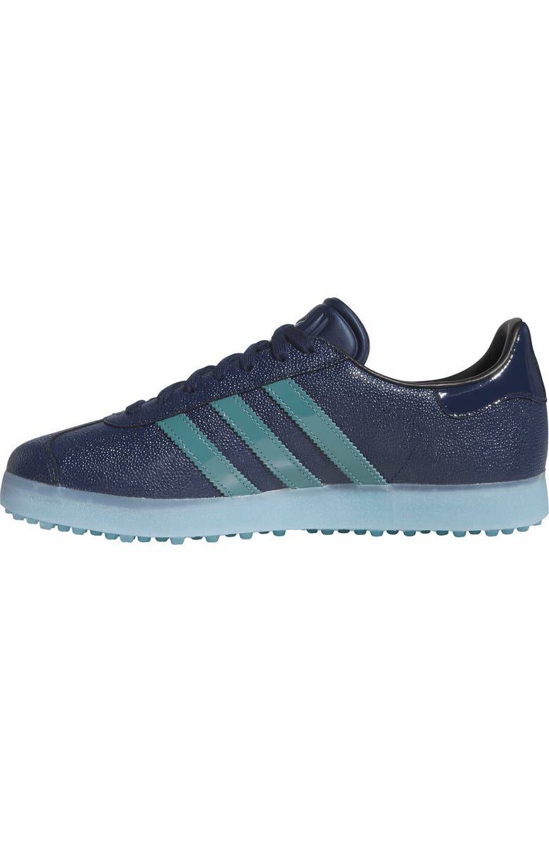 adidas Gazelle Golf Sneaker, Alternate, color, Night Indigo/ Teal/ Clear Sky