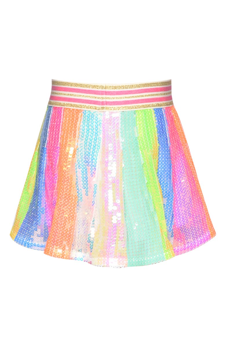 Baby Sara Kids' Pleated Sequin Skirt, Alternate, color,