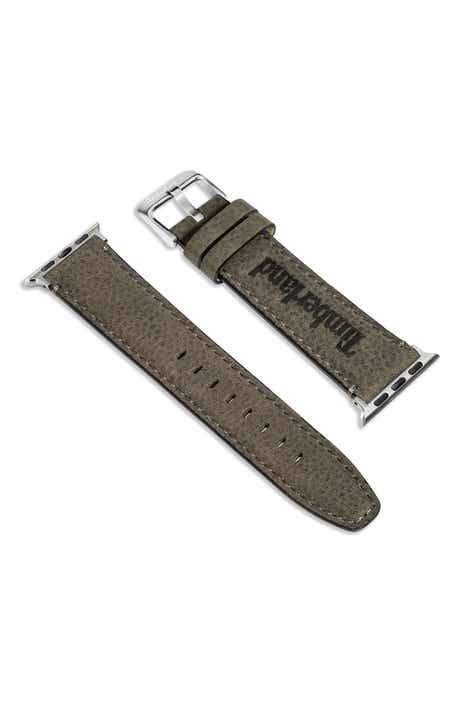 Timberland Barnesbrook Water Repellent Leather 20mm Smartwatch Watchband