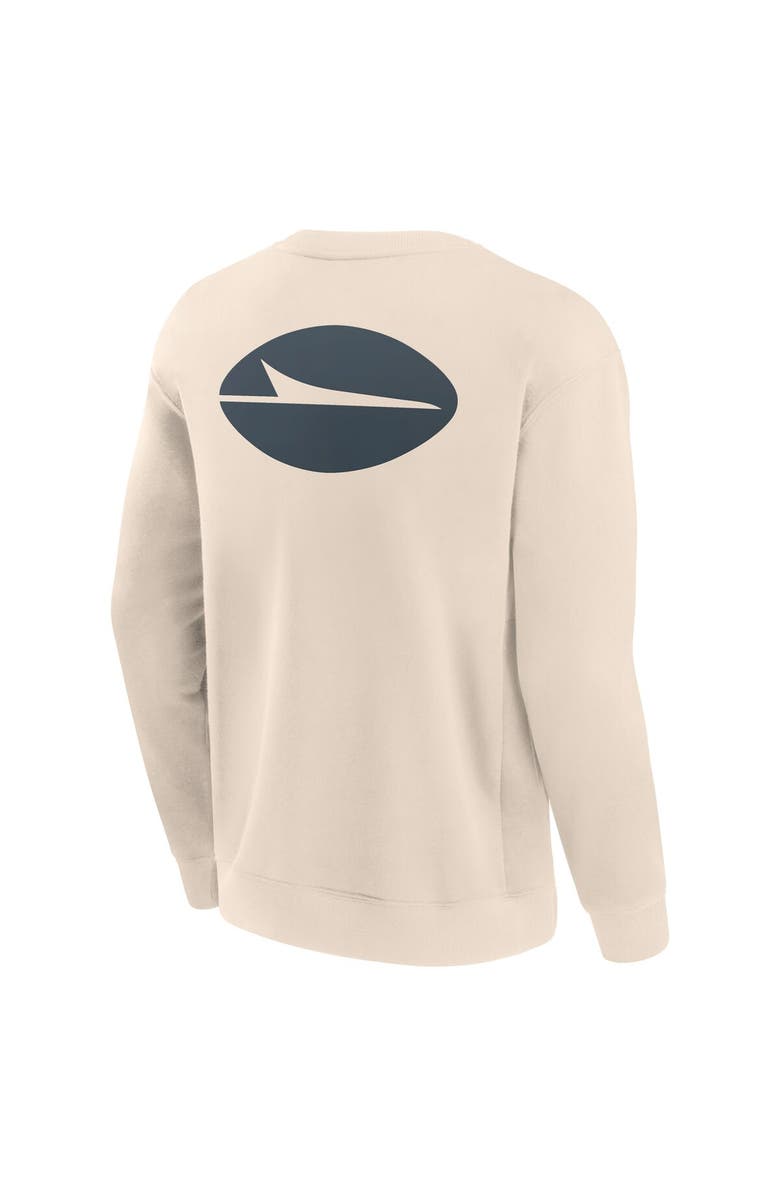 FANATICS Men's Fanatics Cream New York Jets Elements Future Ground Lettering Pullover Sweatshirt, Alternate, color, Cream