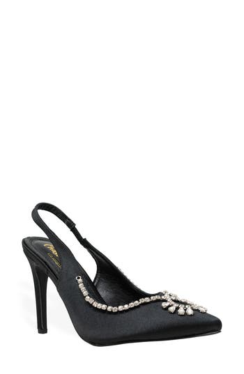 CHASE & CHLOE CHASE AND CHLOE HALSTON CRYSTAL SLINGBACK PUMP