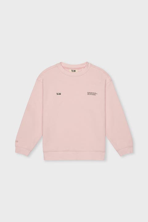 Pink Kids We Reap What We Sow Crewneck