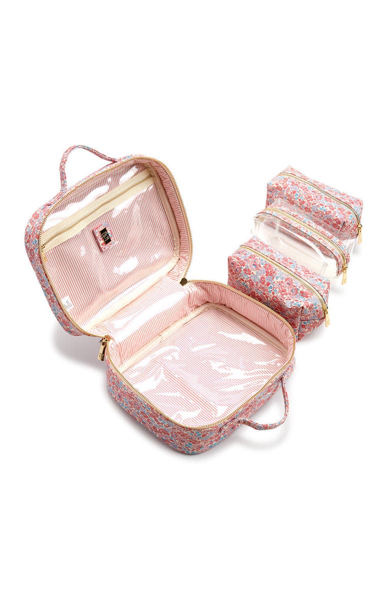 TRVL Design Marseille Makeup Bag, Alternate, color, Pink