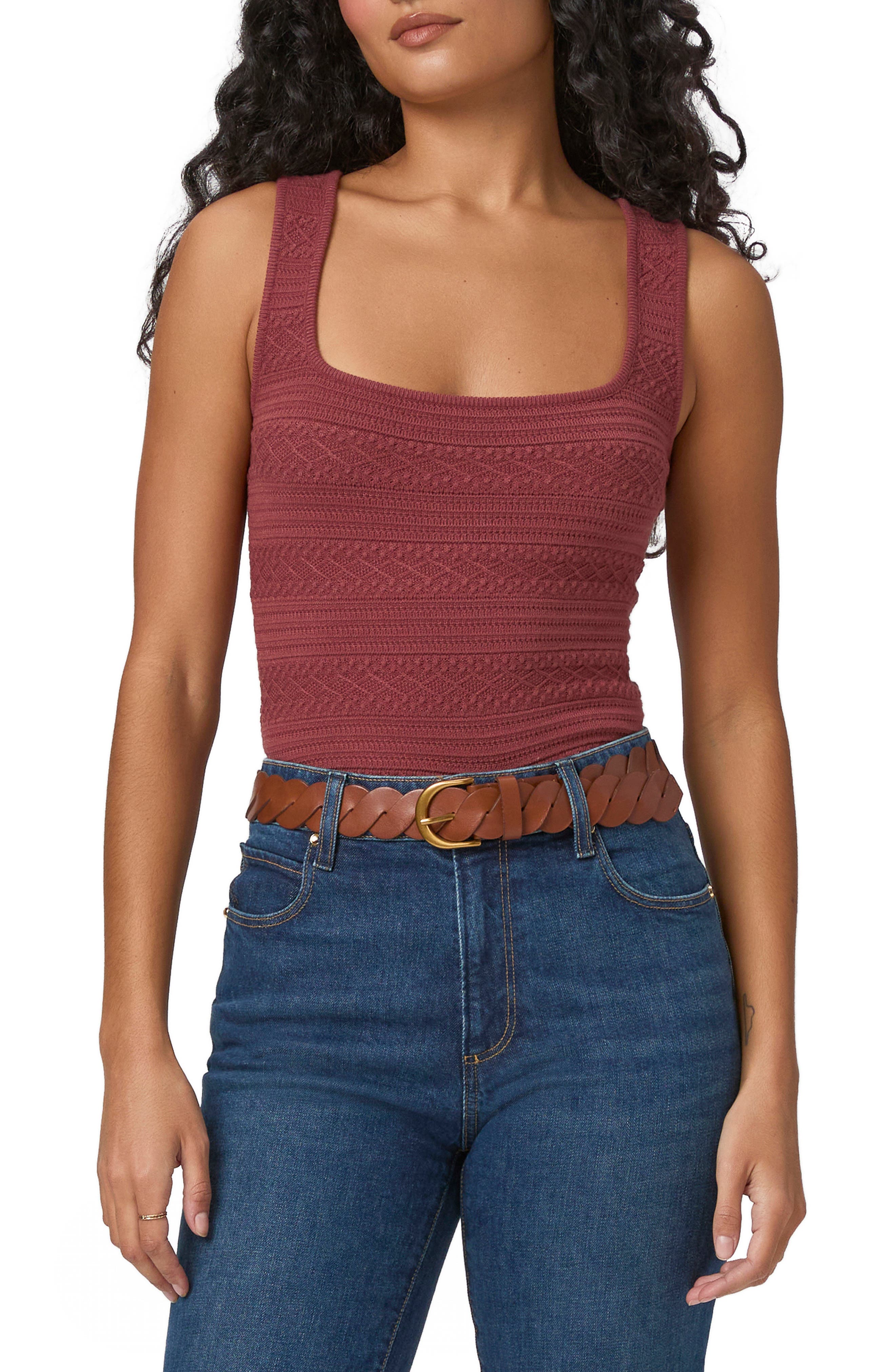 PAIGE Iman U-Neck Sweater Tank