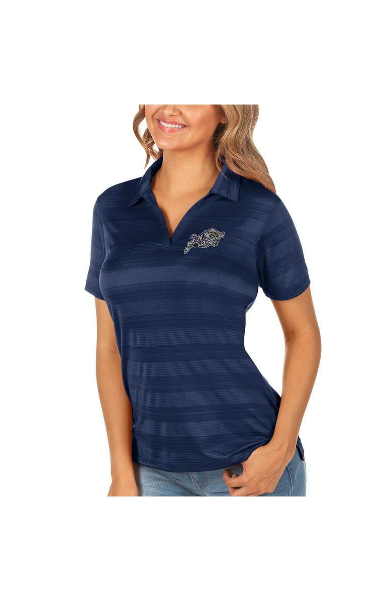 ANTIGUA Women's Antigua Navy Navy Midshipmen Compass Polo, Main, color, 