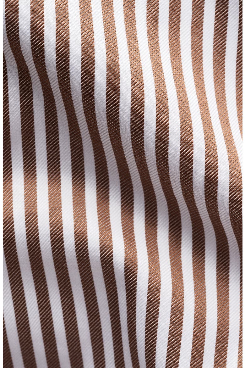 Slim Fit Bengal Stripe Dress Shirt, Alternate, color, MEDIUM RED