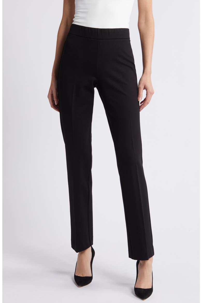 Straight Leg Pants, Main, color, ANNE BLACK