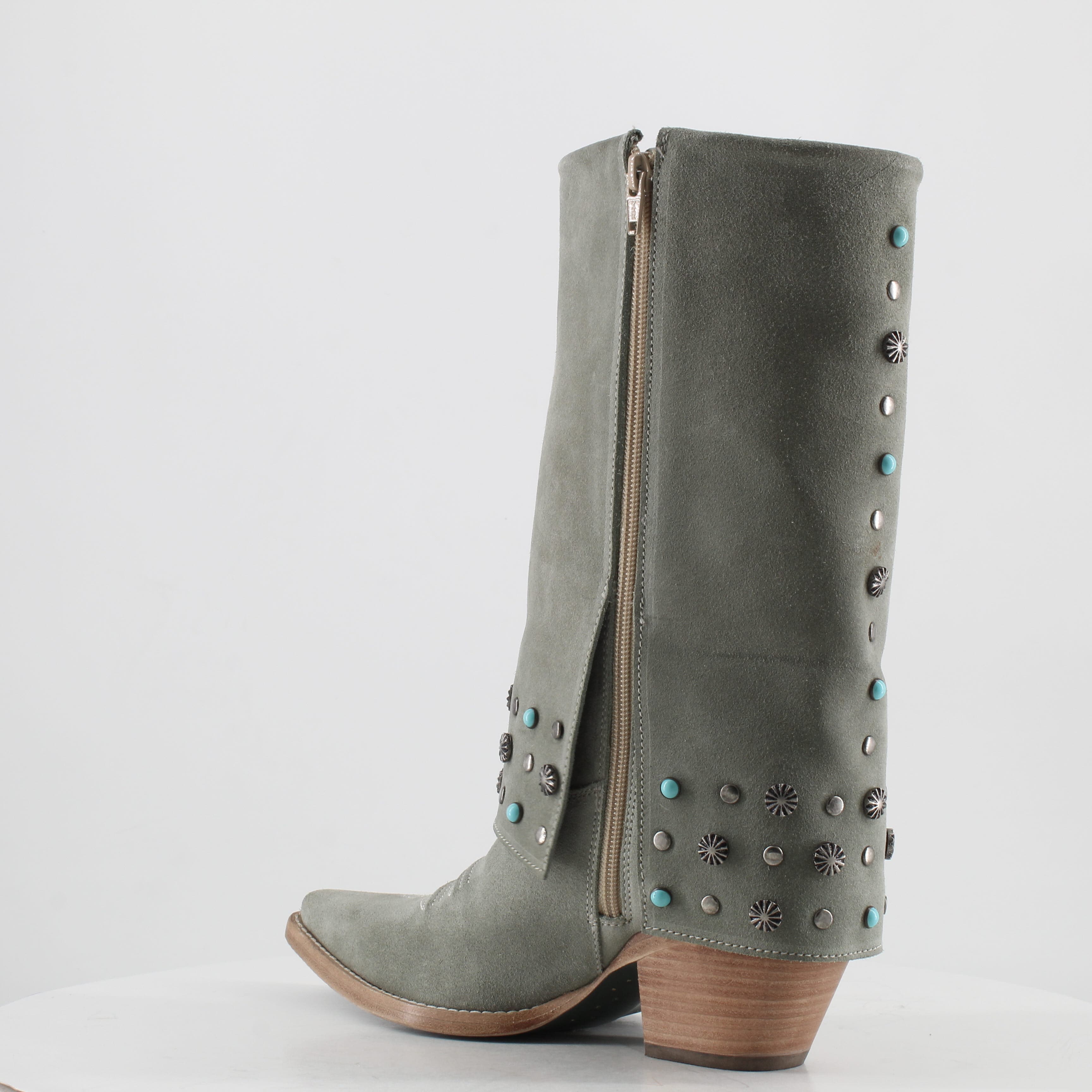 Buck & Brana Arianna Leather Boots, Alternate, color, Frozen