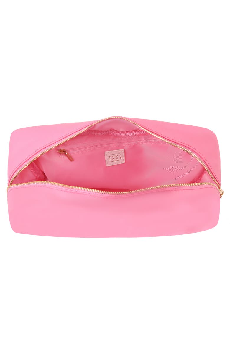 Bloc Bags Extra Large Kiss Cosmetic Bag, Alternate, color, Bubblegum Pink