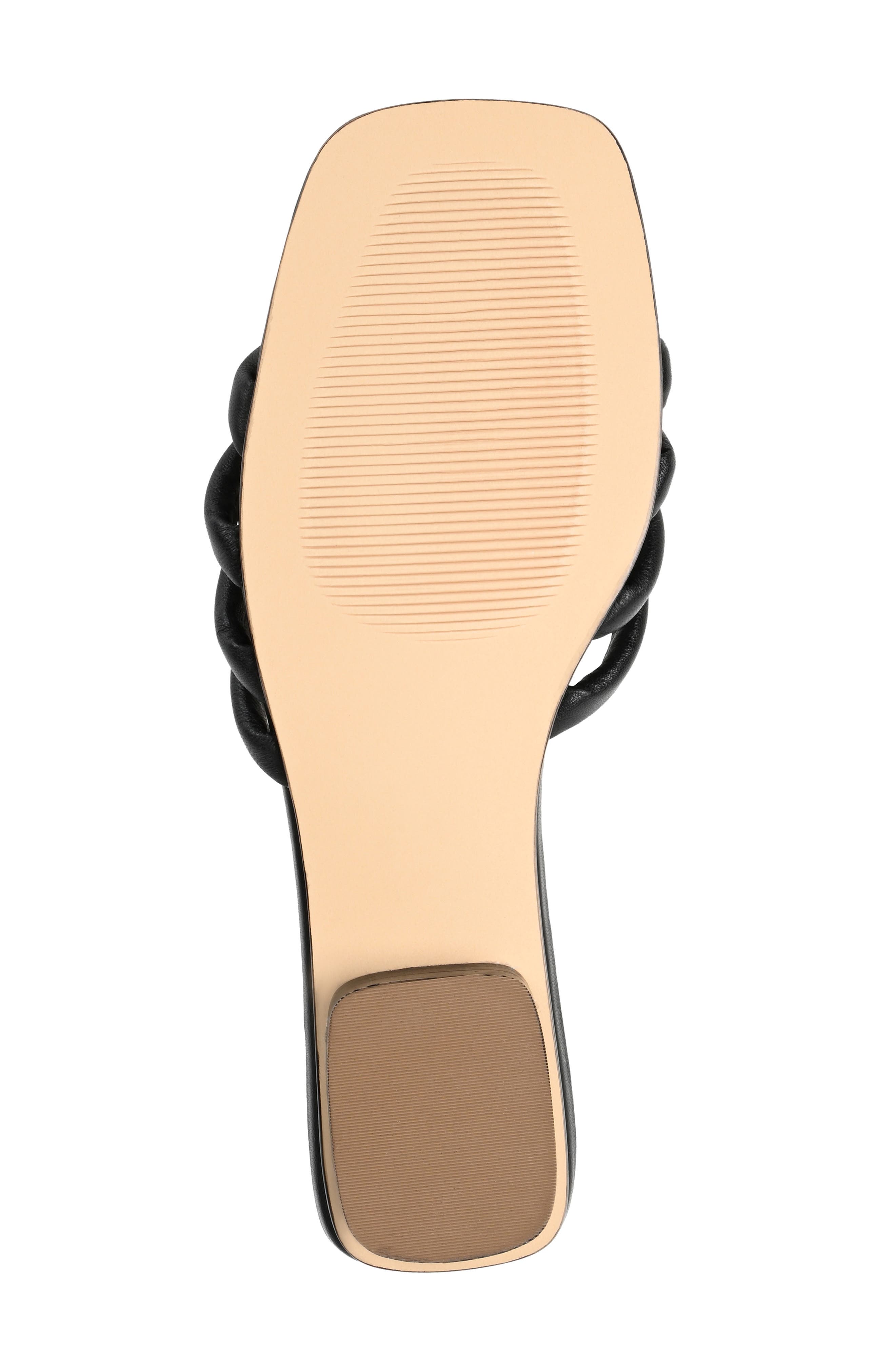 Cenci Strappy Slide Sandal, Alternate, color, BLACK