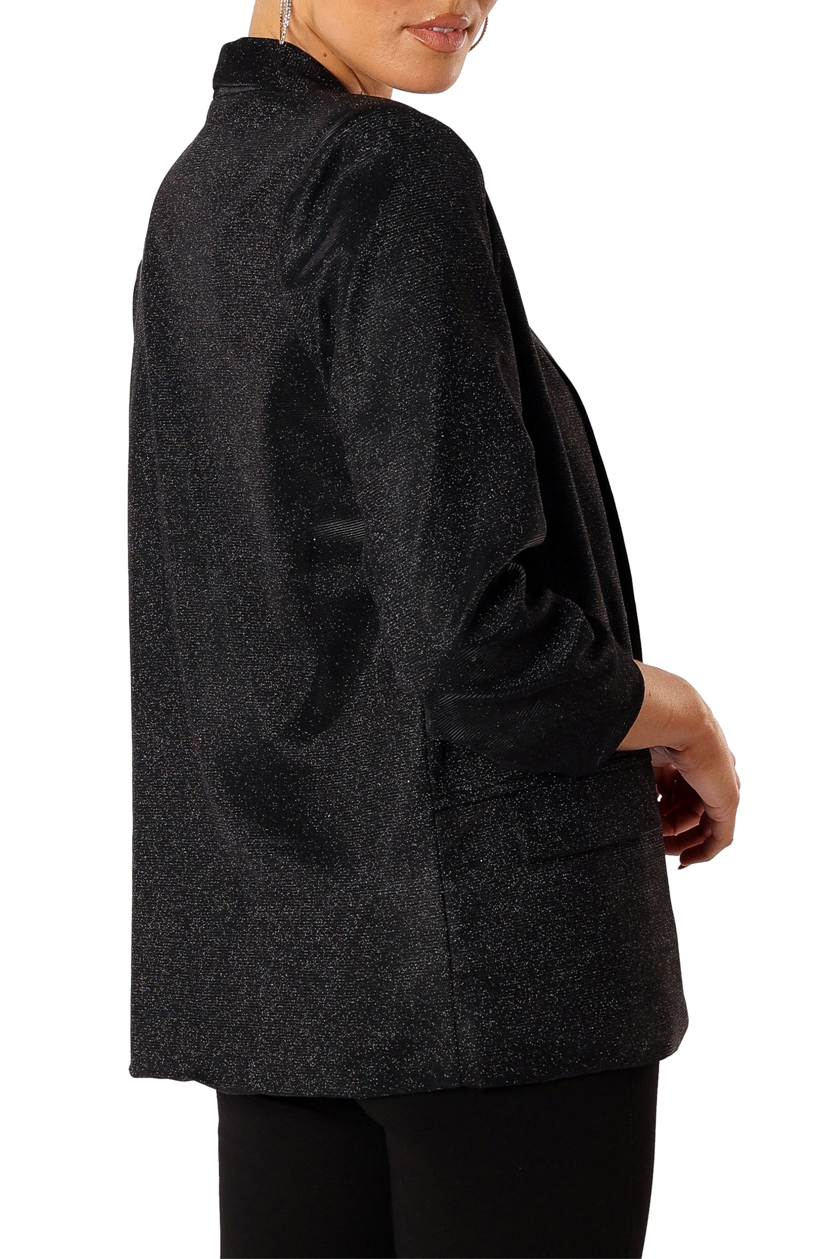 Gemma Metallic Knit Blazer - image 2
