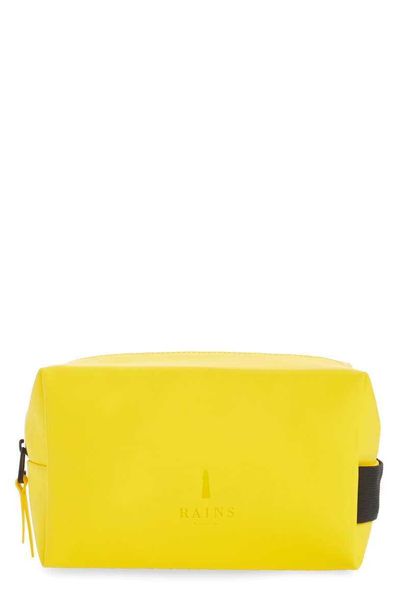 Small Waterproof Wash Bag, Main, color, YELLOW