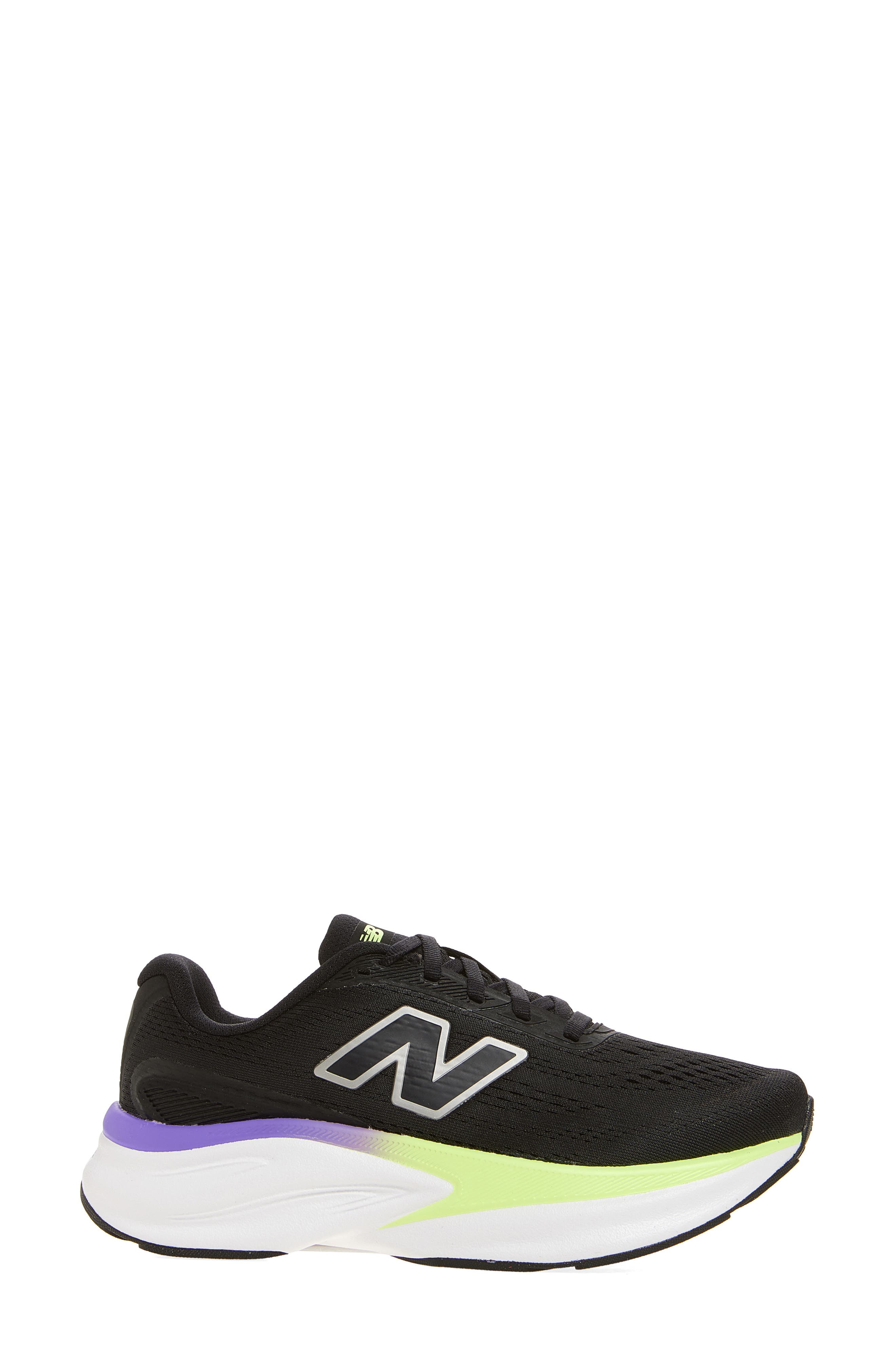 New Balance Kaiha 2 Road Running Shoe, Alternate, color, Black/ Light Silver Metallic