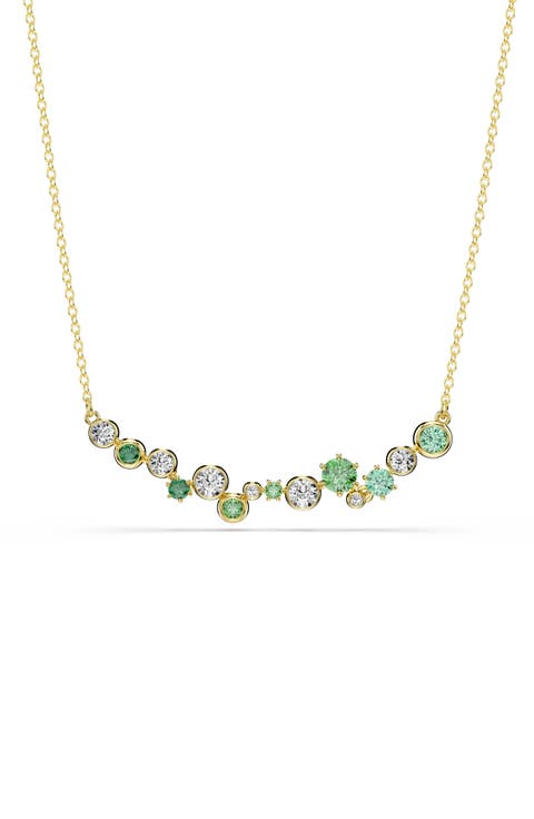 Constella Crystal & Zirconia Frontal Necklace