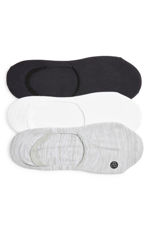 Zella Assorted 3-pack No-show Sneaker Socks In Multi
