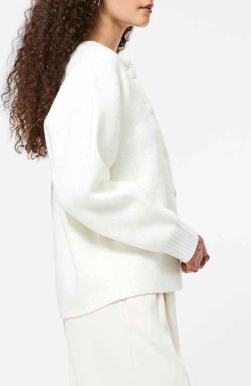 French Connection Riddley Drop Shoulder Cardigan In White