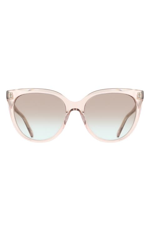 56mm Gradient Cat Eye Sunglasses
