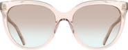 FERRAGAMO 56mm Gradient Cat Eye Sunglasses