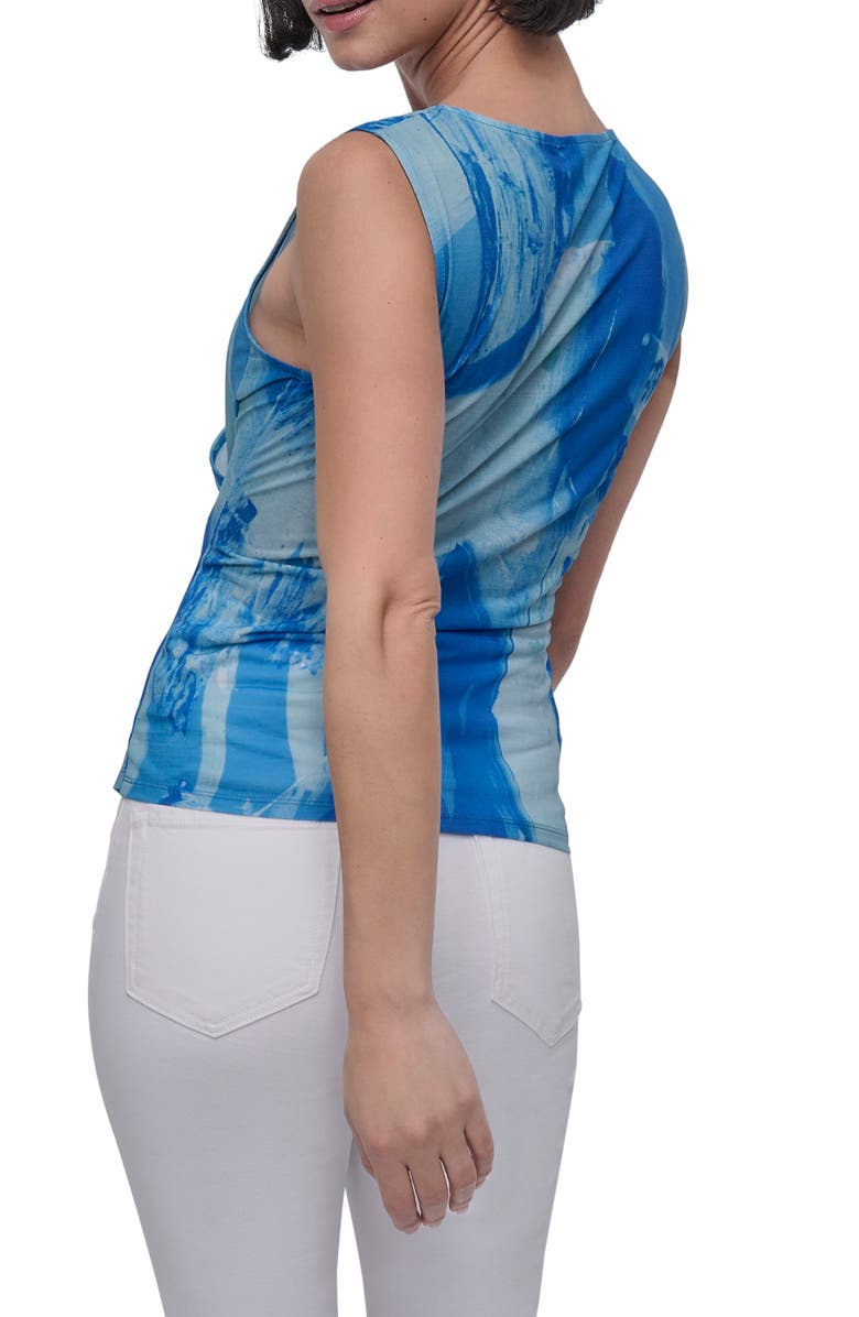 DKNY Abstract Print Surplice Top, Alternate, color, 