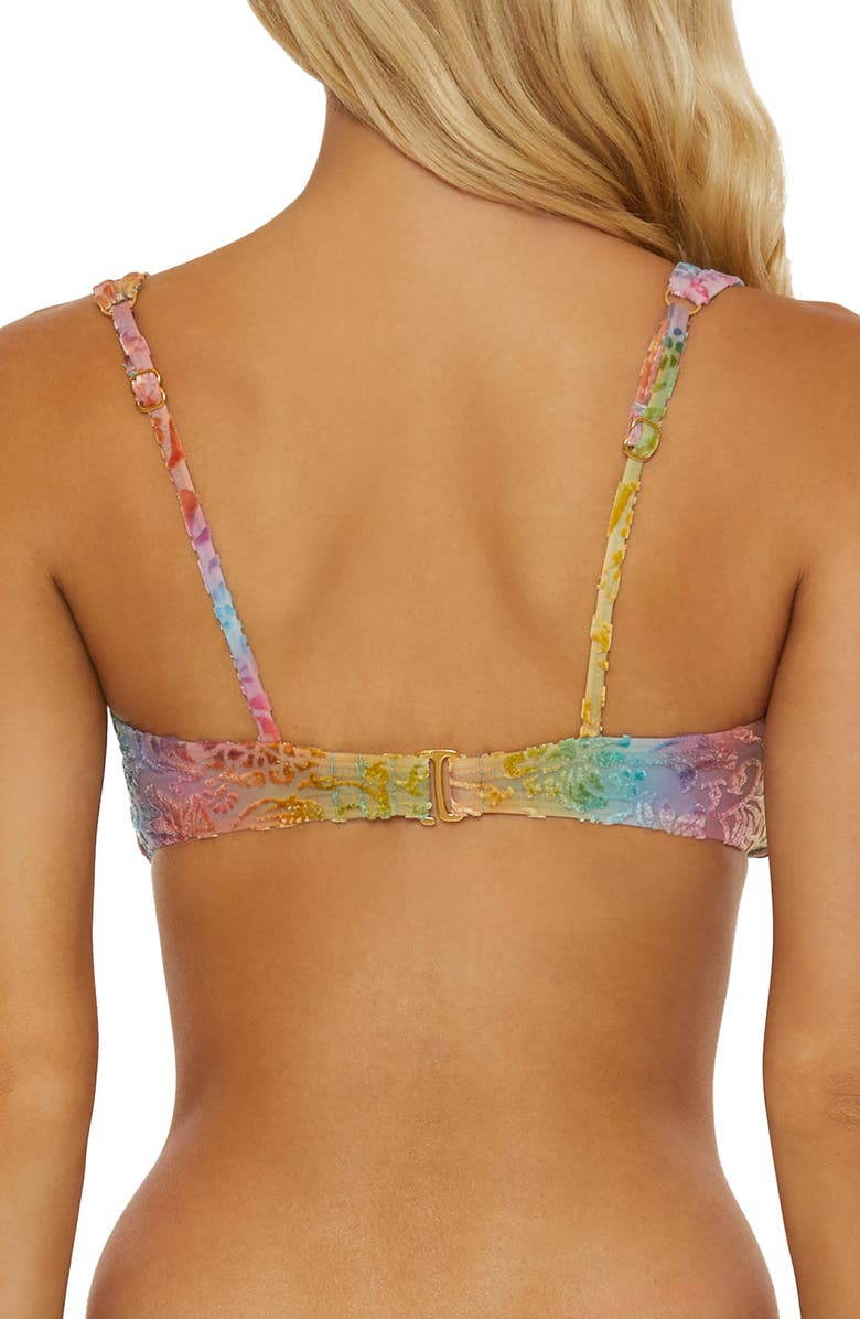 Isabella Rose Tropea U-Wire Bikini Top, Alternate, color, Pink Multi
