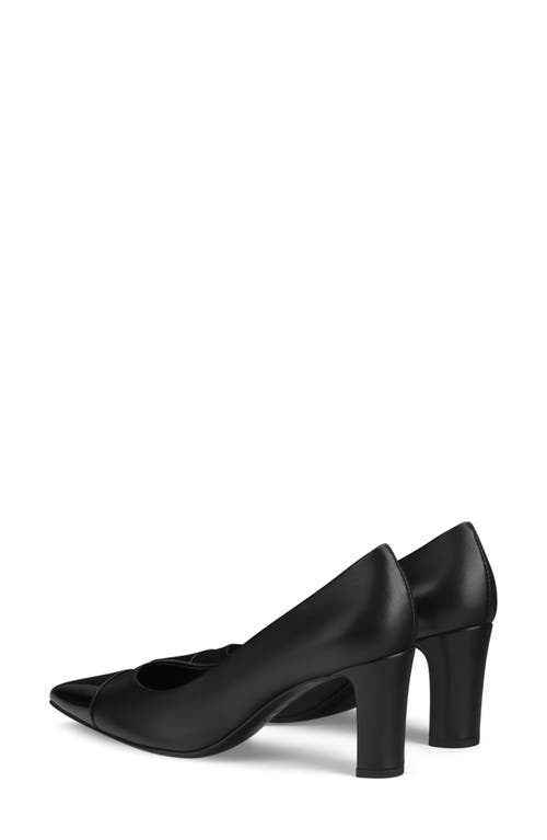 Agl Attilio Giusti Leombruni Agl Isidora Pointed Cap Toe Pump In Nero-nero