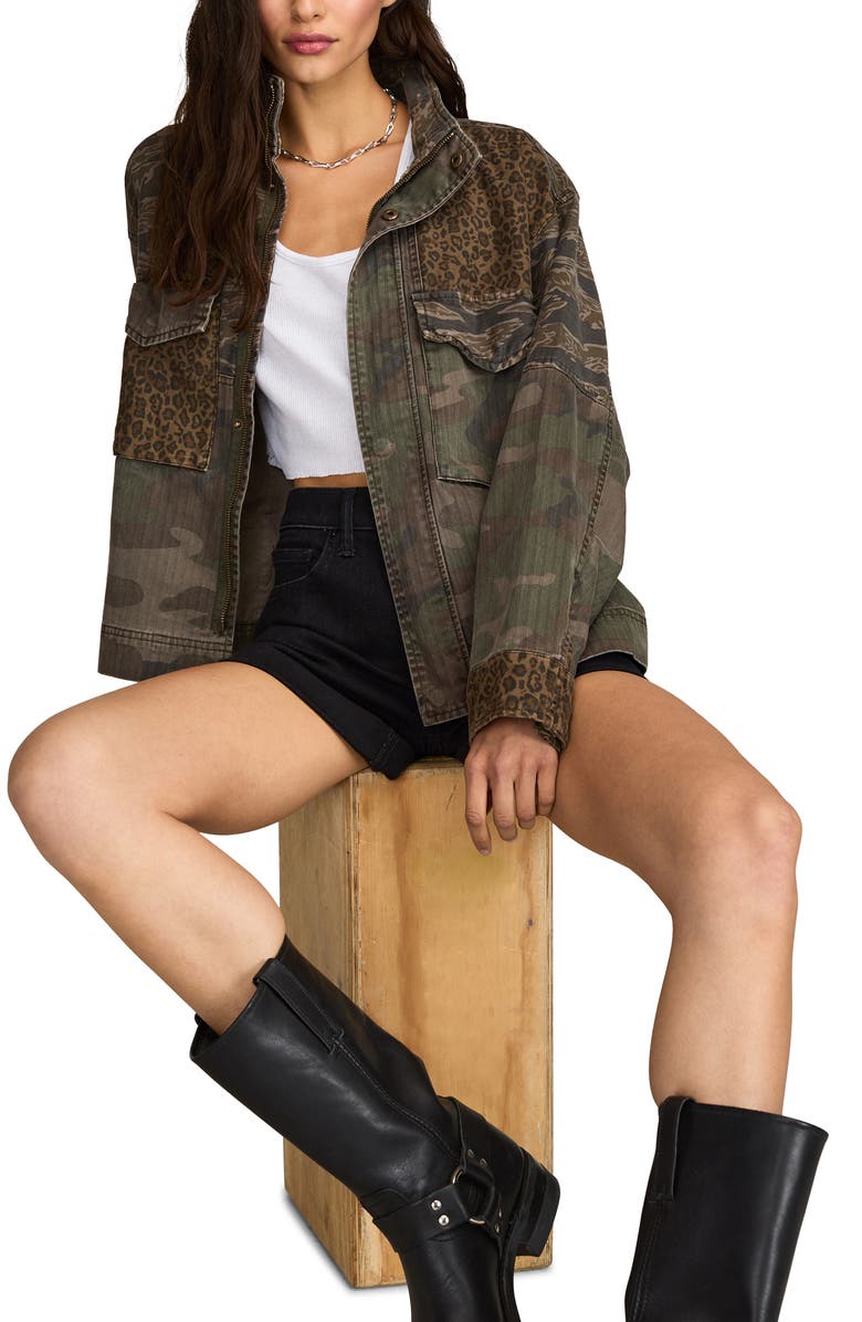 Lucky Brand Patchwork Jacket, Alternate, color,