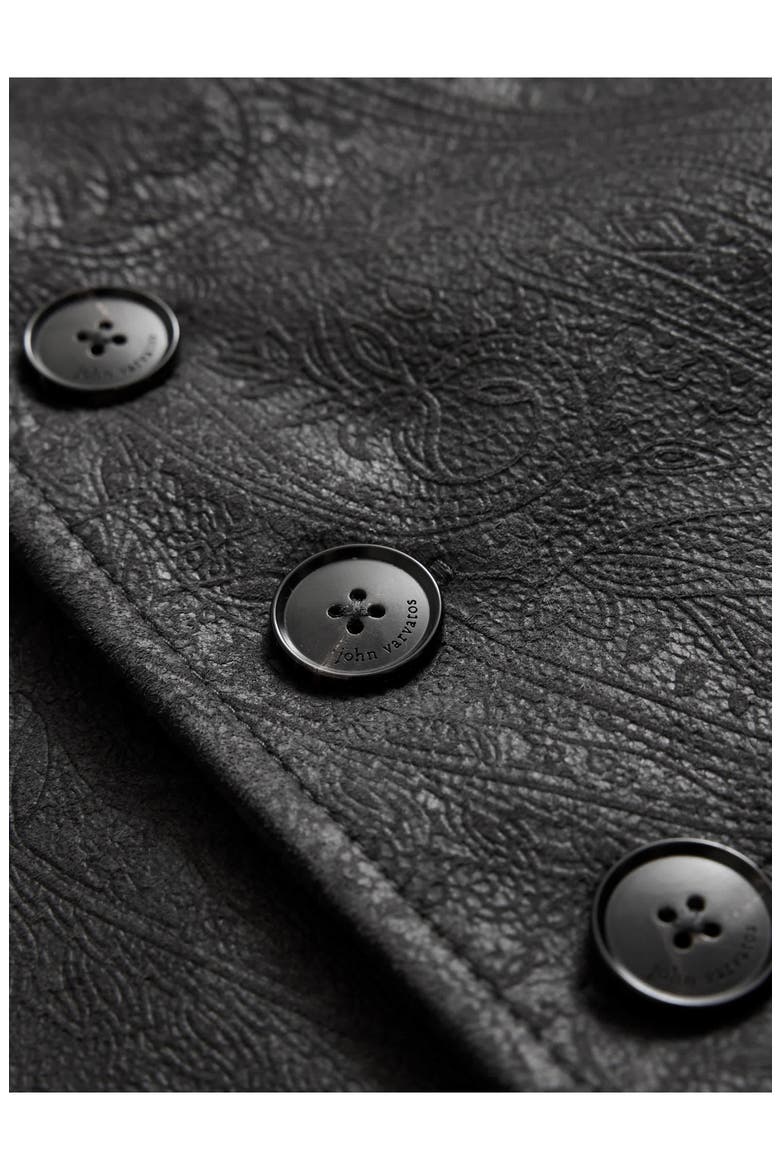 Woodward Tooled Paisley Goat Suede Jacket, Alternate, color, CHARCOAL