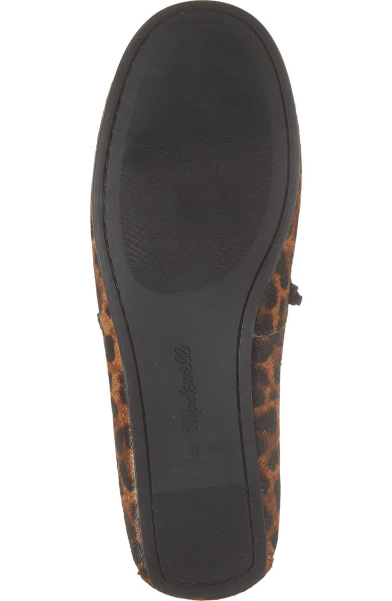 Madewell Meadow Genuine Calf Hair Driver Flat, Alternate, color, Caramel Multi