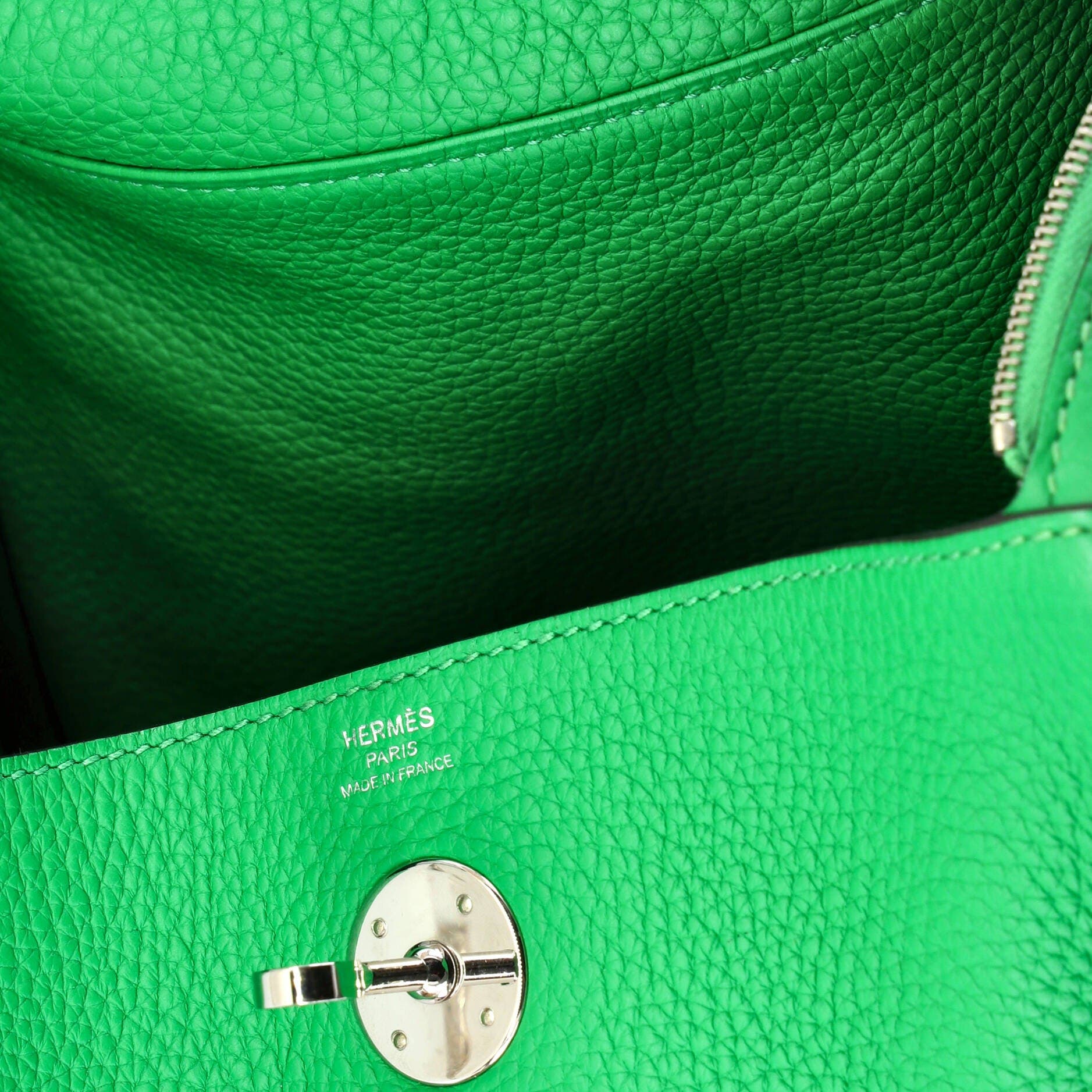 Pre-Owned Hermes Lindy Bag Clemence 26, Alternate, color, Green