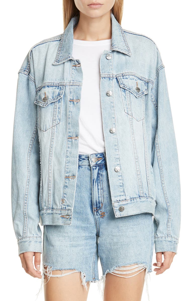 Ksubi Karma Oversize Denim Jacket, Main, color, 
