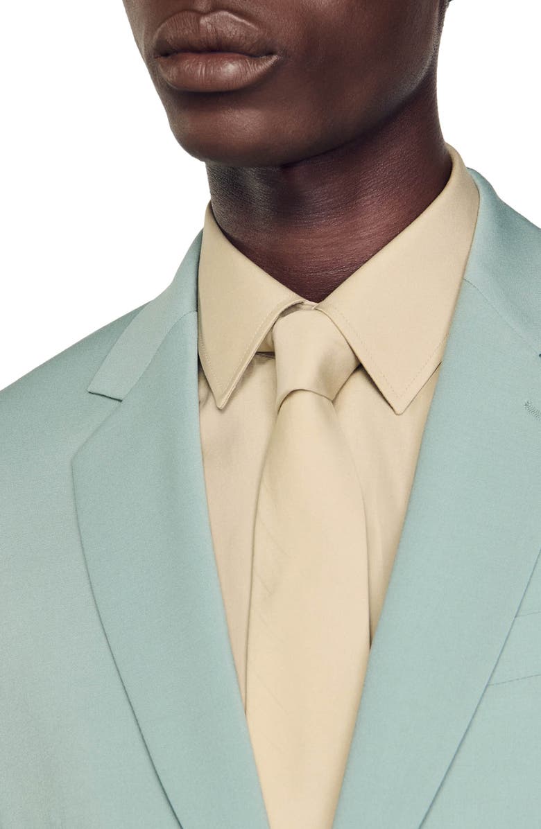 SANDRO Formal Virgin Wool Sport Coat, Alternate, color, 